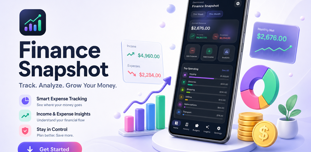 Finance Snapshot promotional banner
